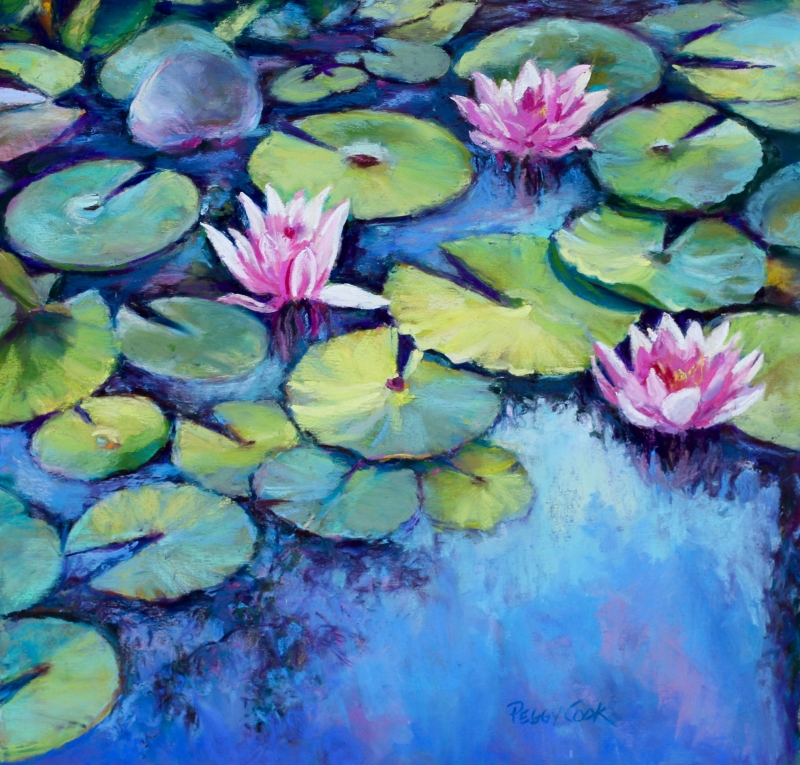 Water Lilies by artist Peggy Cook